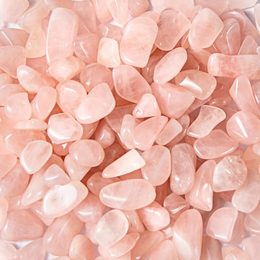 11 lbs Tumbled Rose Quartz Gemstones Pink Crystals Bulk Rocks Wholesale Gems